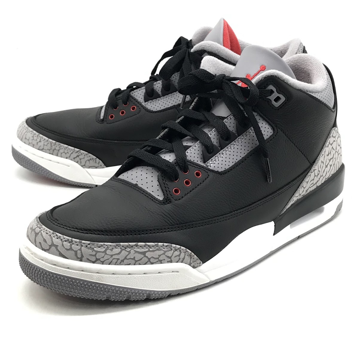 【中古】NIKE | ナイキ AIR JORDAN 3 'BLACK CEMENT' スニーカー DN3707-010 ブラック 29cm【倉吉店】|お宝市番館