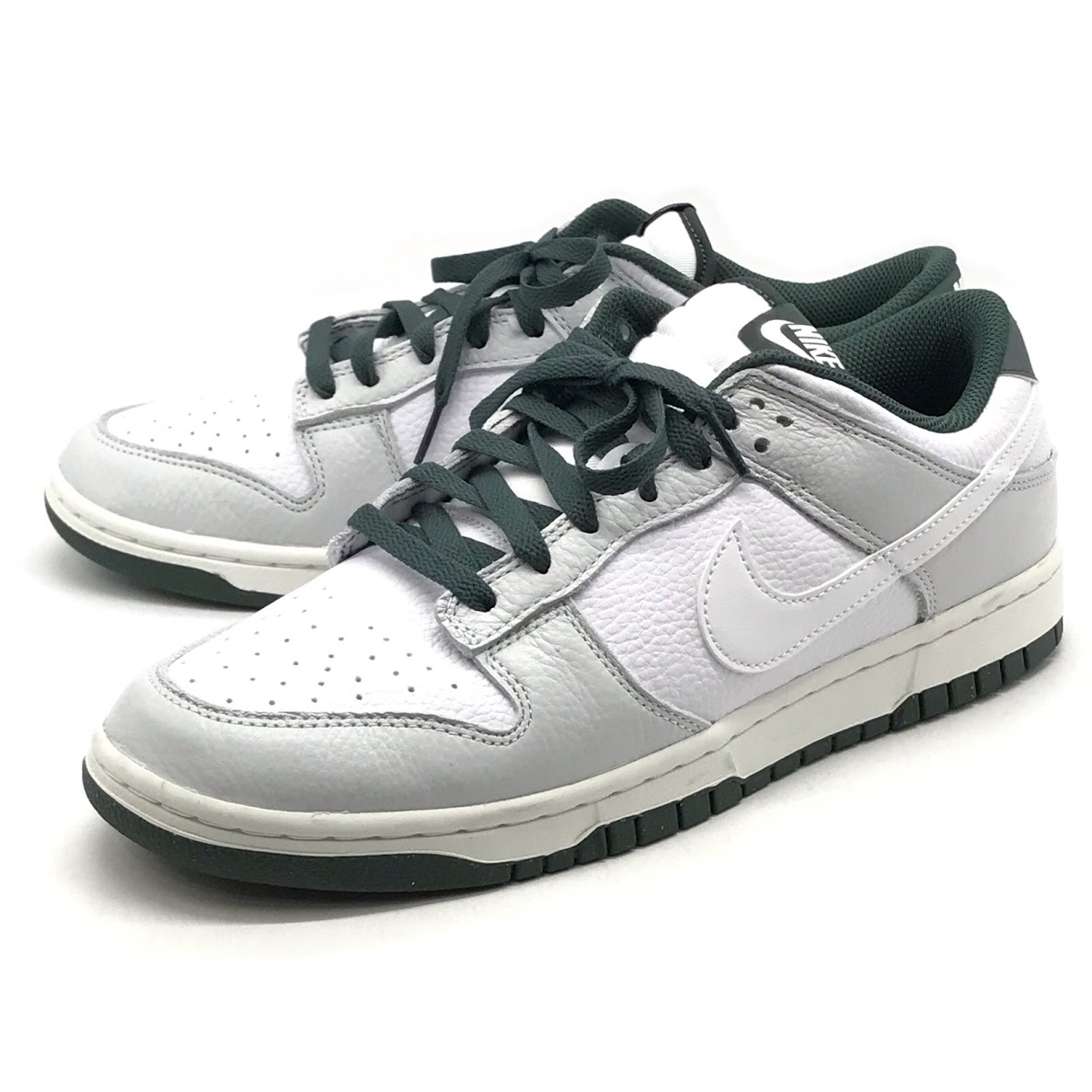 【中古】NIKE | ナイキ Dunk Low ダンクロー スニーカー HF2874-001 ホワイト×グレー 29cm【倉吉店】