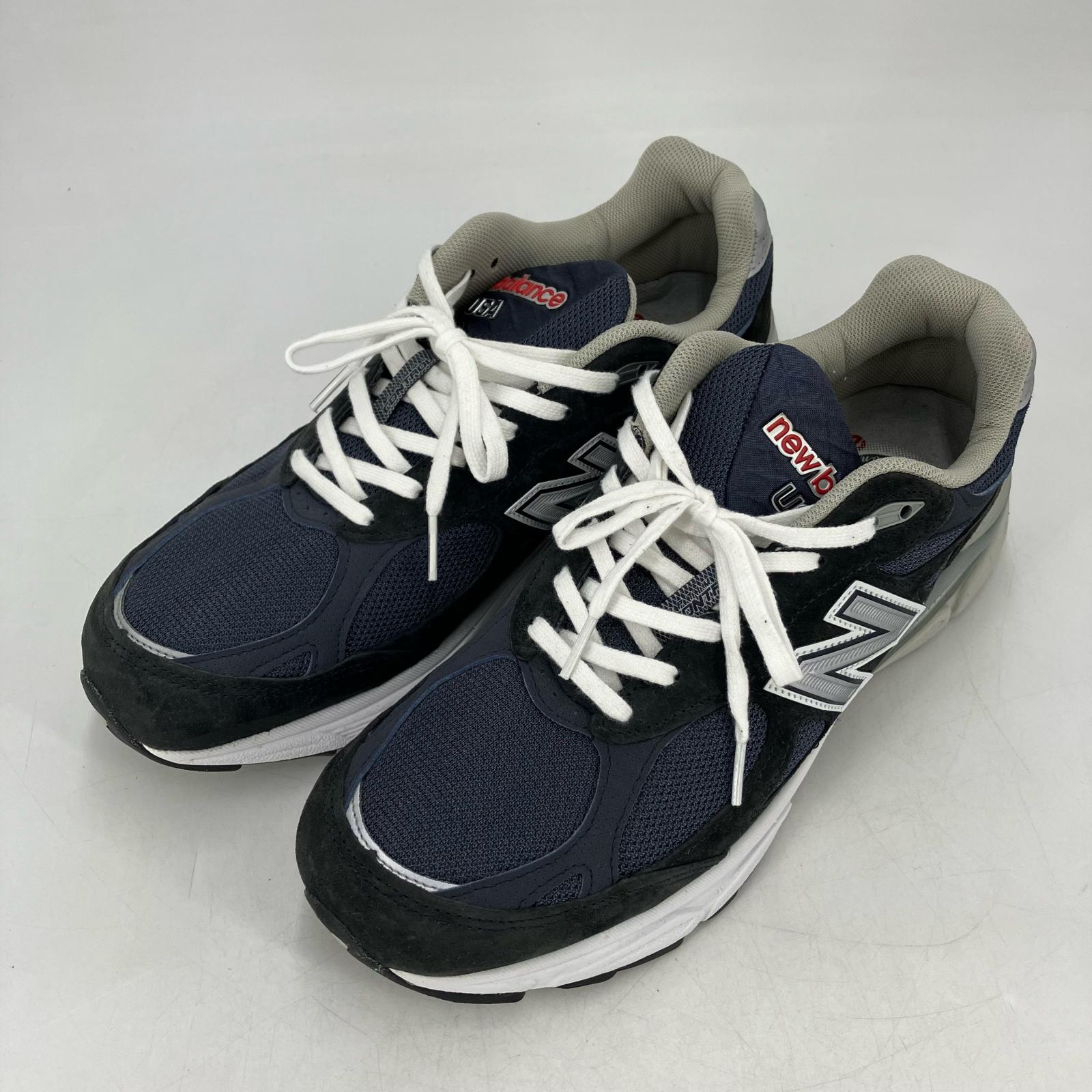 【中古】NEW BALANCE | ニュー平衡にする 990V3 スニーカー M9960NB3 ダークネイビー 27.5珊【イオン広店】