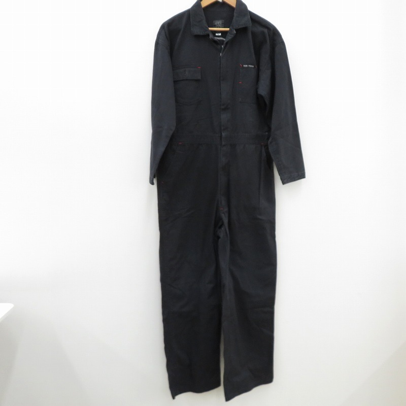 【中古】DOGTOWN | ドッグタウン スカル刺繍 ツナギ C-PY-4521 ブラック サイズ：M【瀬戸大橋店】