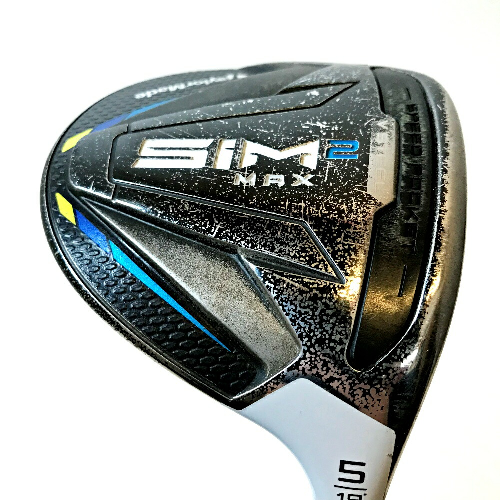 【中古】【ゴルフ用品】 TaylorMade | テーラーメイド SIM2 MAX (2021) 5W 18° SPEEDER661 EVOLUTION V R ヘッドカバー付【加古川店】