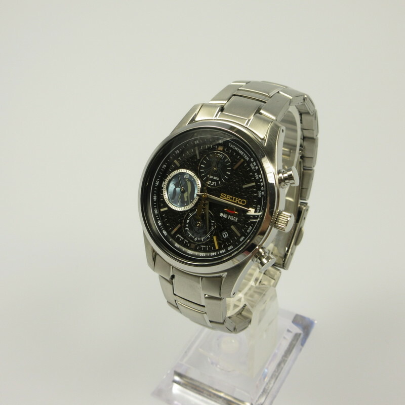 【中古】SEIKO | セイコー 腕時計 7T92-HDN0 ONE PIECEアニメ25周年記念 シルバー【姫路東店】