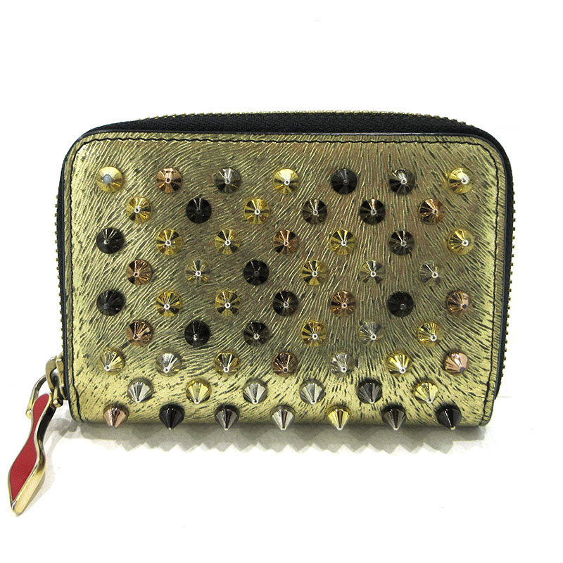 【中古】Christian Louboutin | クリスチャンルブタン コインケース ゴールド【三重中央局】