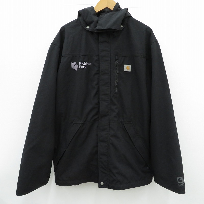 【中古】Carhartt | 鉄道車両ハート型 ナイロン上衣 黒いこと 大きさ：XL【瀬戸大橋店】