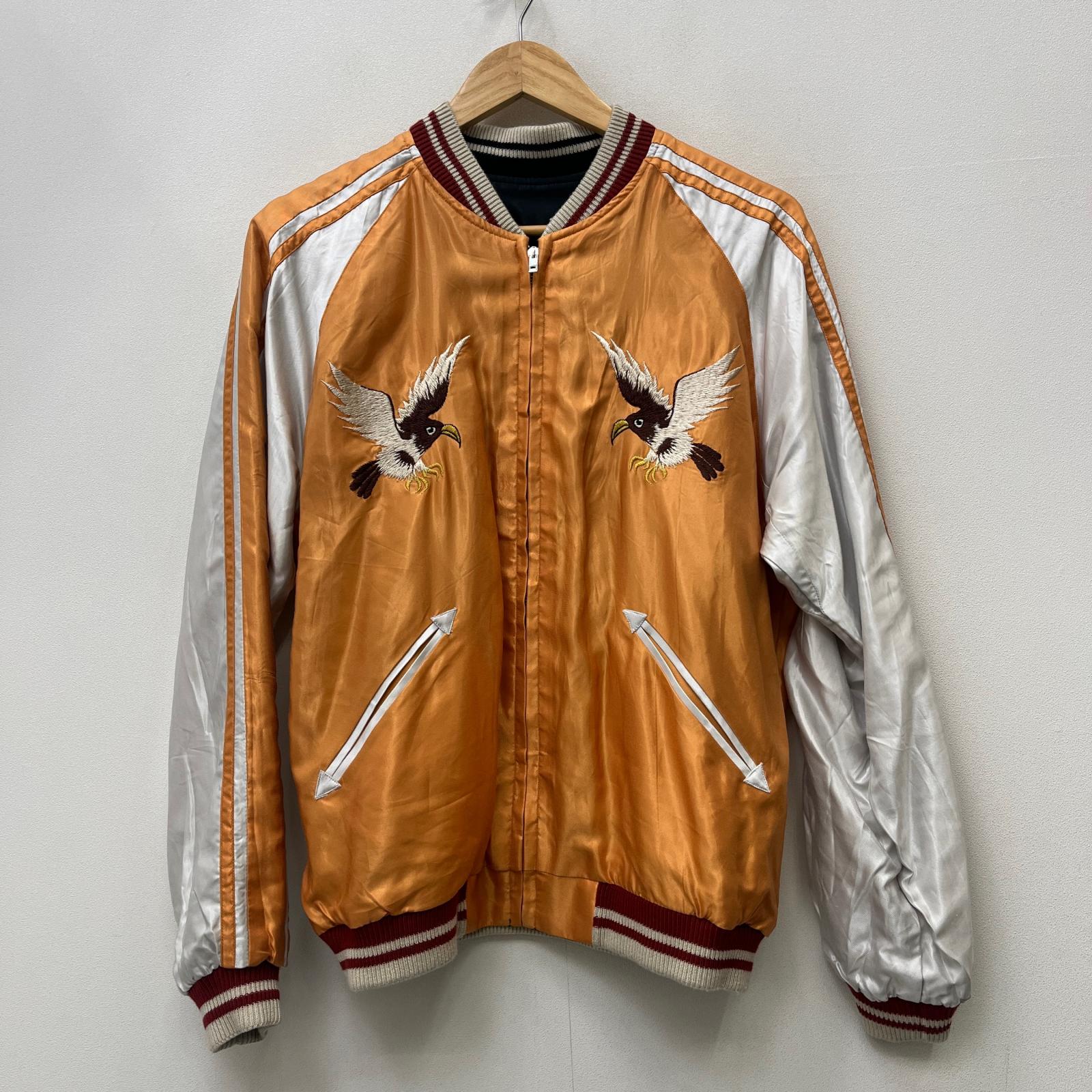 【中古】 東洋エンタープライズ WHITE DRAGON EAGLE 1950s Style Acetate スーベニアジャケット TT15682 サイズ：L【加古川店】