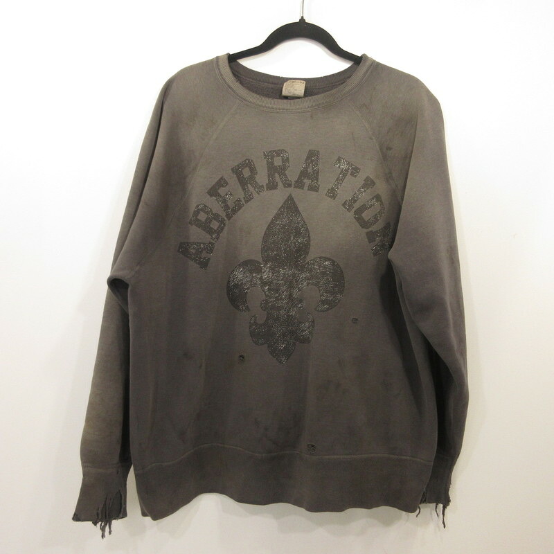 【中古】SAINT MICHAEL | セントマイケルセイントマイケル CREW NECK SWEAT 流汗 SM-MK8-0000-054 2026S/S 薄墨色 大いさ：L【姫路東店】 トップス-スウェット・トレーナー