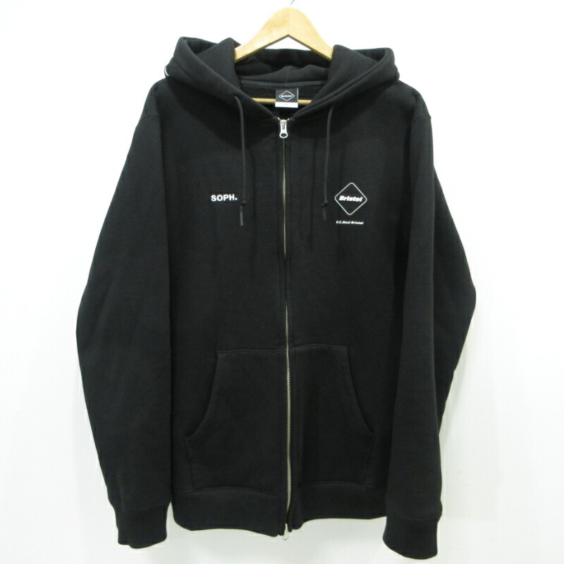 【中古】FCRB | エフシーアールビー 5-STAR ZIP-UP SWEAT HOODIE ジップアップスウェット パーカー FCRB-260134 ブラック サイズ：XL【三重本店】