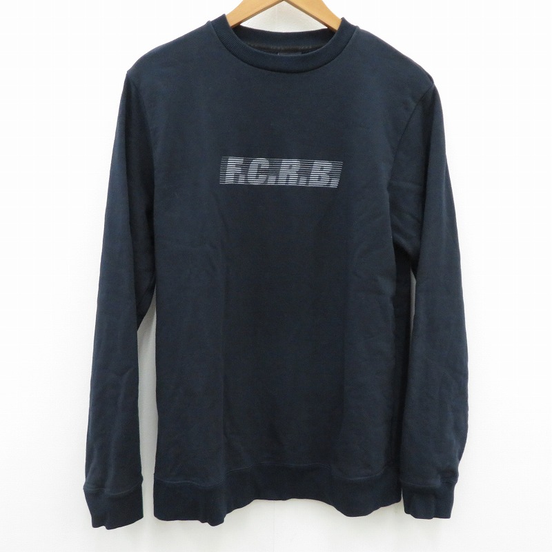 【中古】FCRB | エフシーアールビー EFFECT LINE LOGO TEAM CREWNECK SWEAT 流汗 FCRB-250080 米国海軍 大きさ：L【瀬戸大橋店】