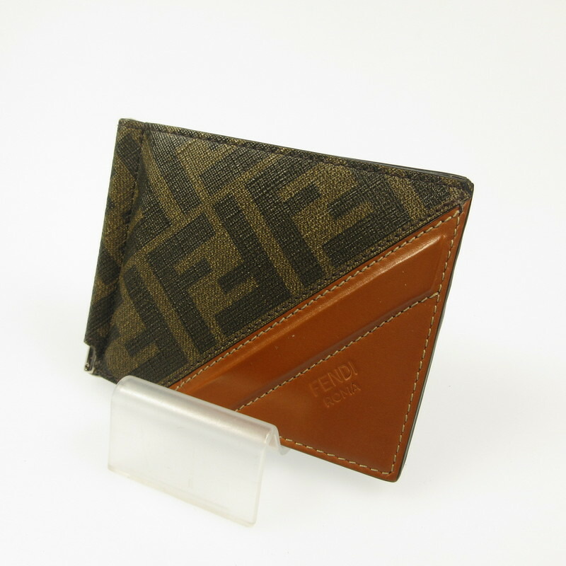【中古】FENDI | フェンディ ズッカ マネークリップ 札入れ 7M0281【姫路東店】
