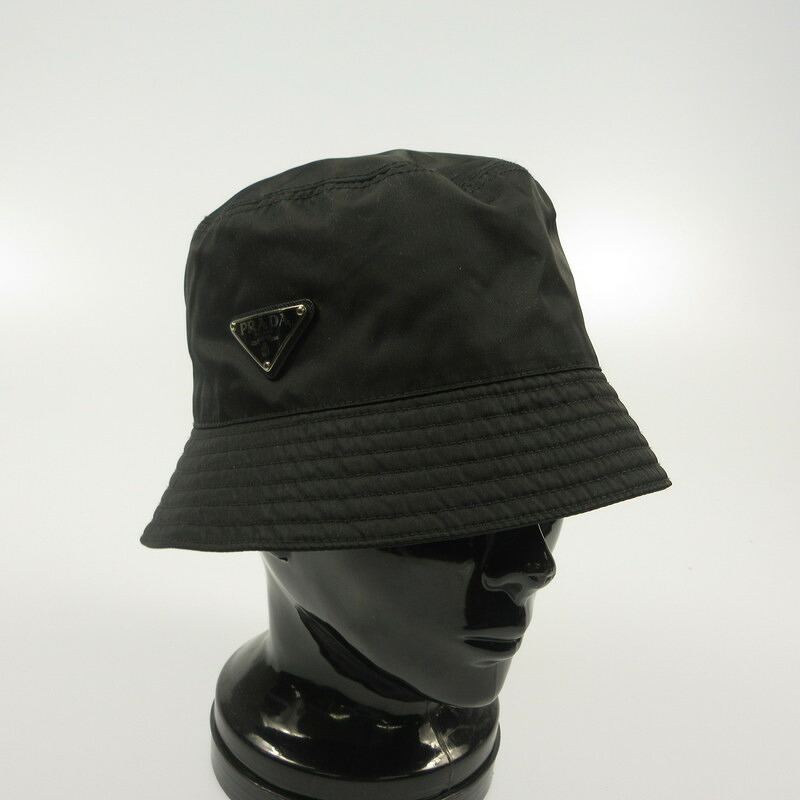 【中古】PRADA | プラダ リナイロン ハット 1HC137 国内正規品 サイズ：M【姫路東店】｜お宝市番館 29,120円