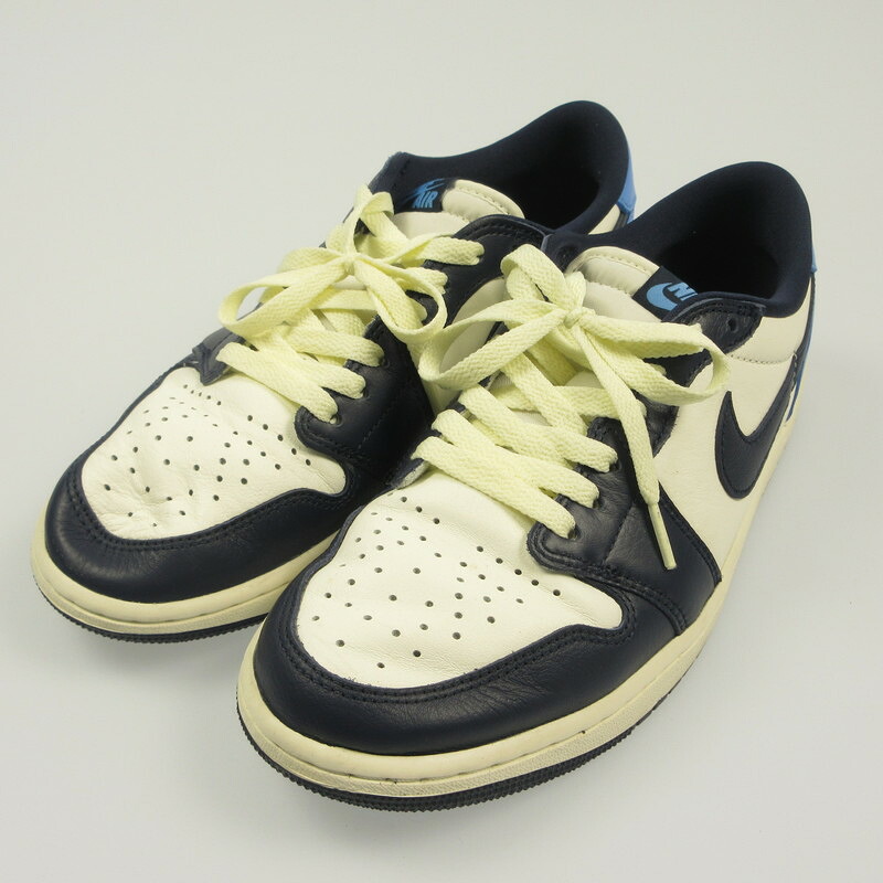 【中古】NIKE | ナイキ AIR JORDAN 1 RETRO LOW OG OBSIDIAN スニーカー CZ0790-400 ネイビー 27.5cm【姫路東店】