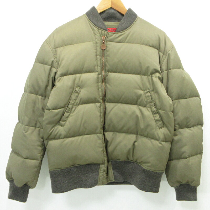 【中古】EVISU | エヴィス ダウンジャケット カーキ サイズ:40【三重本店】