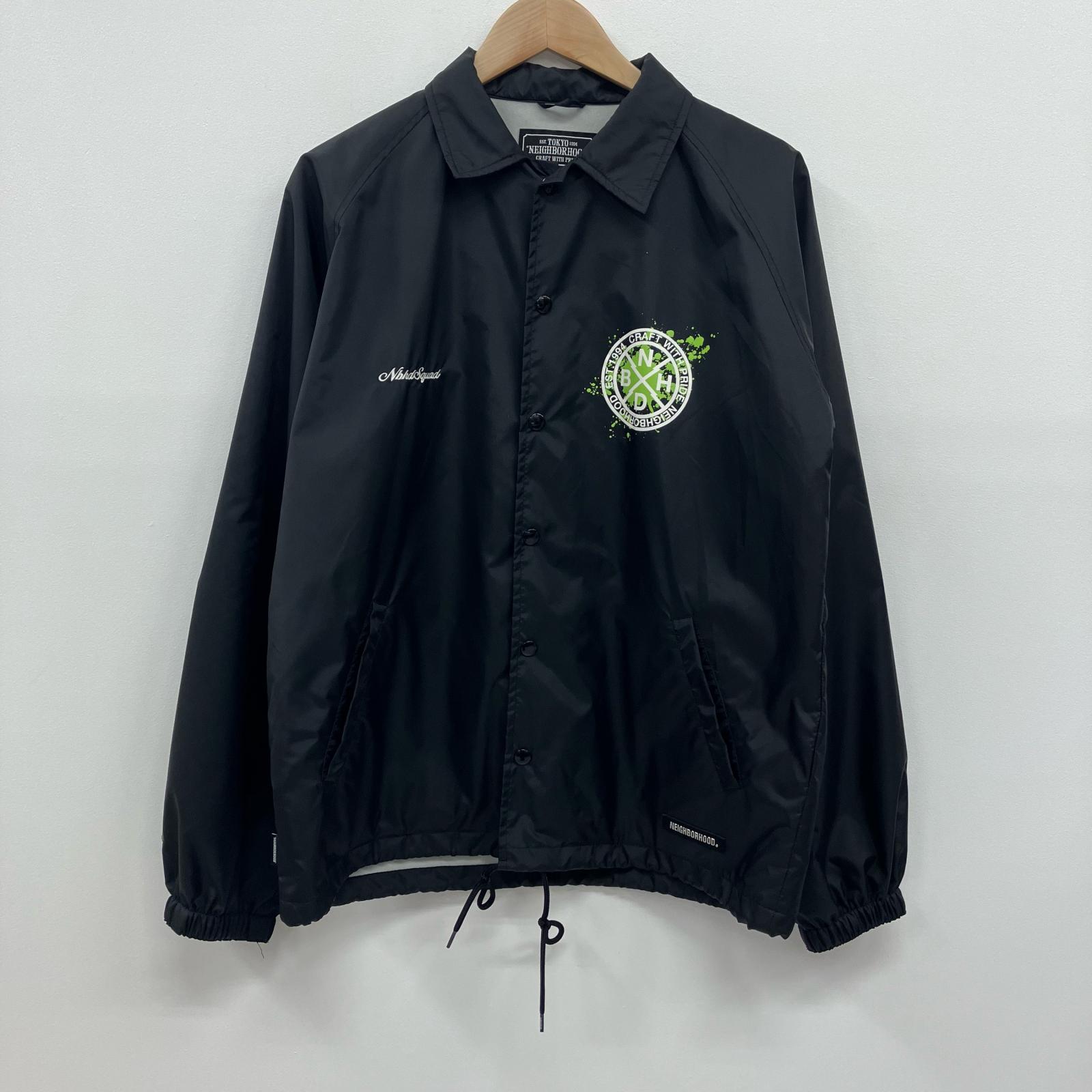 【中古】NEIGHBORHOOD | ネイバーフッド BROOKS/N-JKT 余分の物アウター 201TSNH-JKM01 黒いこと 大きさ：M【イオン広店】