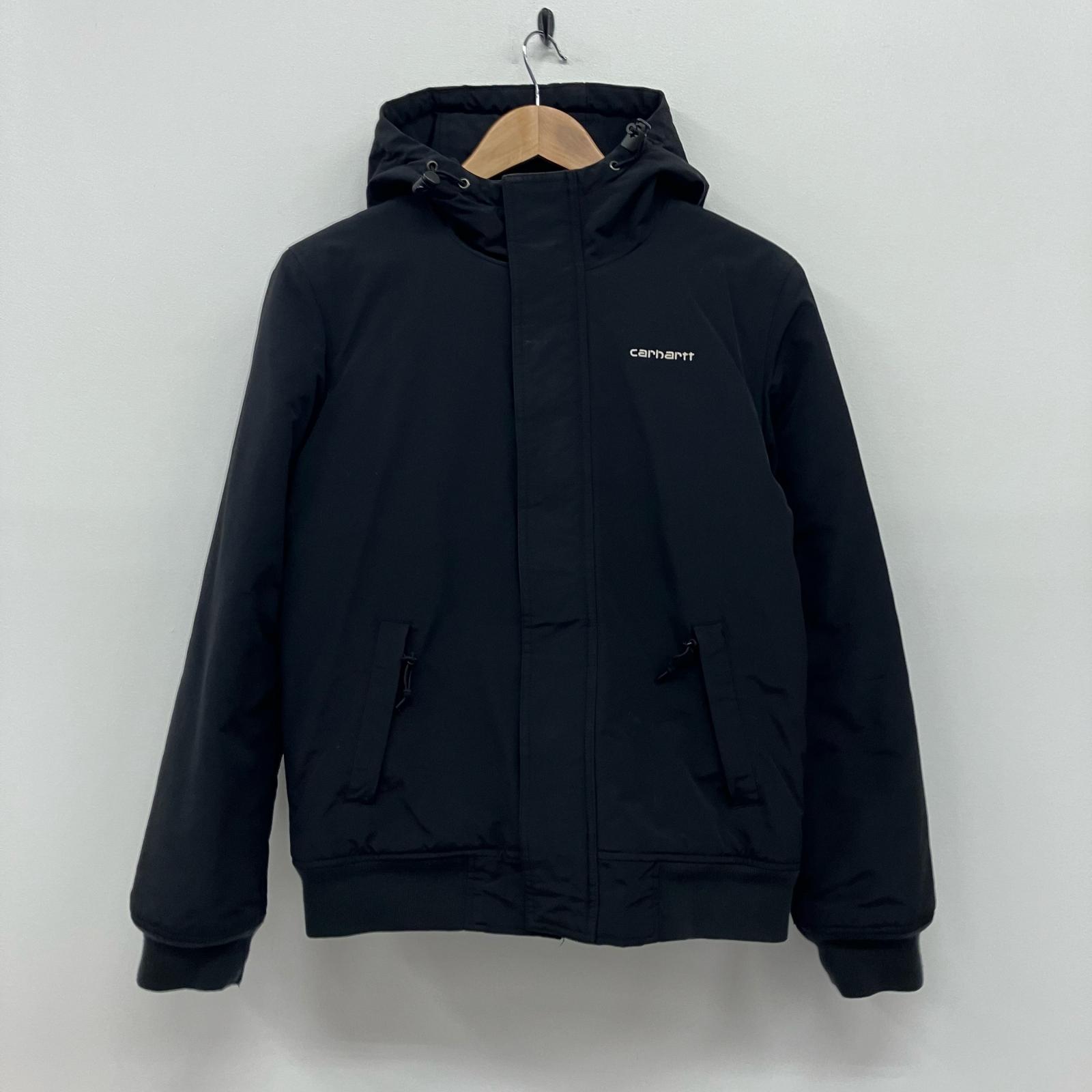 【中古】Carhartt | 鉄道車両ハート型 ナイロン上衣 黒いこと 大きさ：S【イオン広店】
