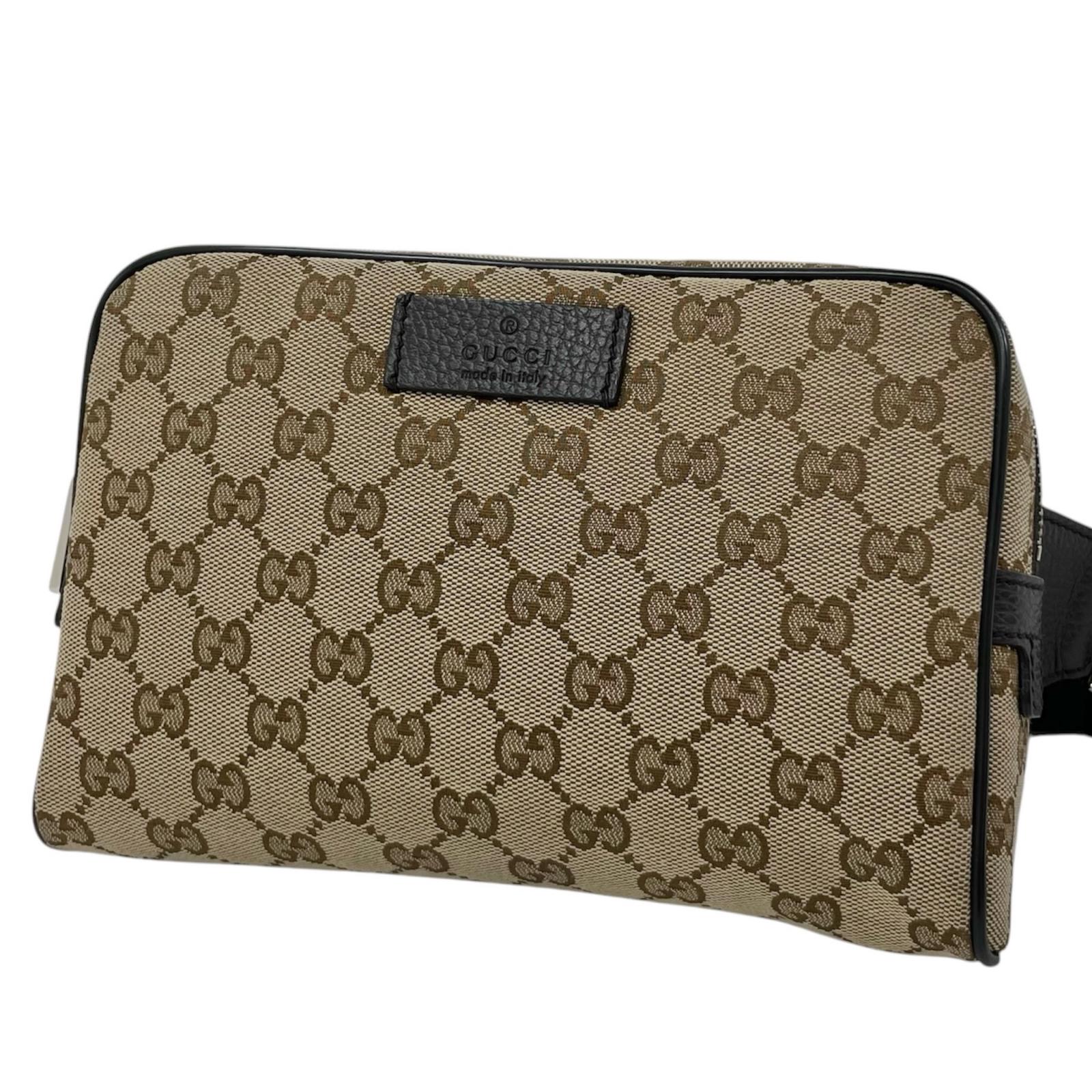 【中古】GUCCI | グッチ GG帆布 上半身御徒面子 酉の方角御徒面子 酉の方角合切袋 449174 赤銅色【尾張小牧店】