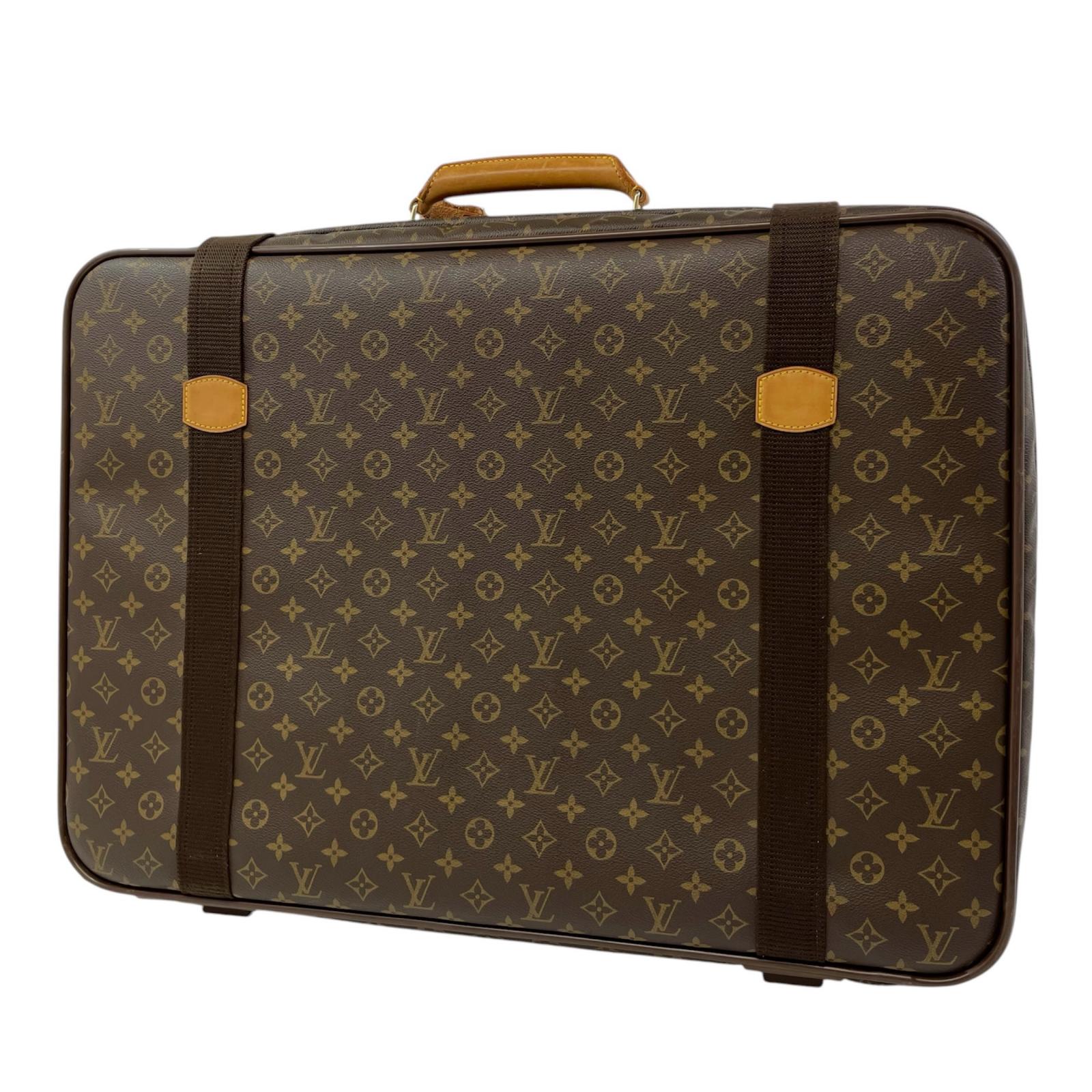 【中古】LOUIS VUITTON | ルイ・ヴィトン サテライト65 モノグラム トラベルバッグ トランクケース M23352 ブラウン【尾張小牧店】 60,390円