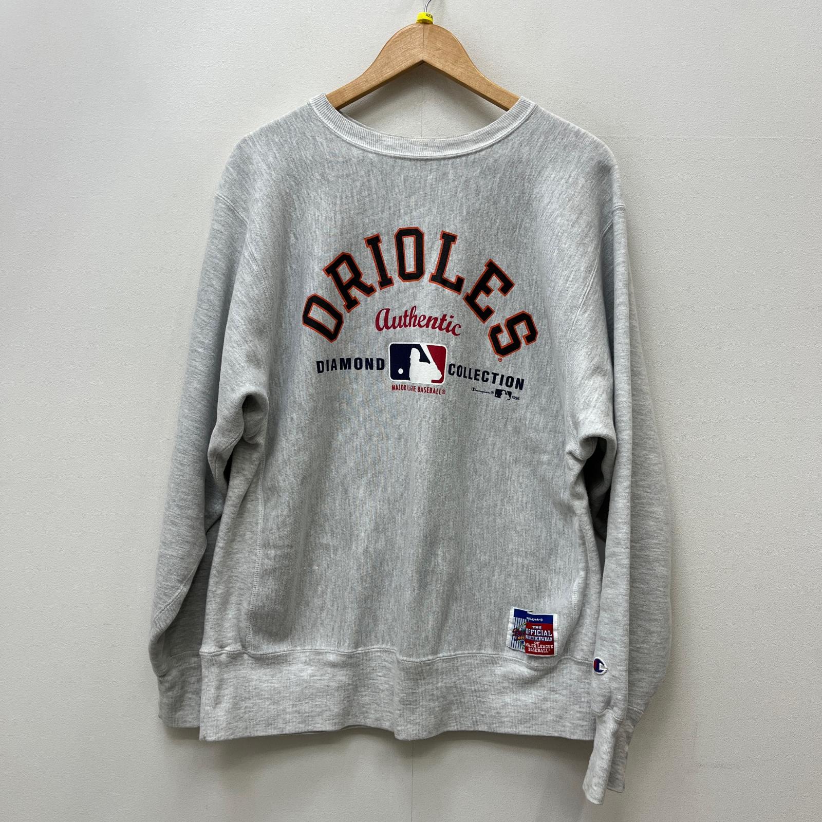 【中古】Champion | チャンピオン ORIOLES REVERSE WEAVE スウェット グレー サイズ：XL【加古川店】
