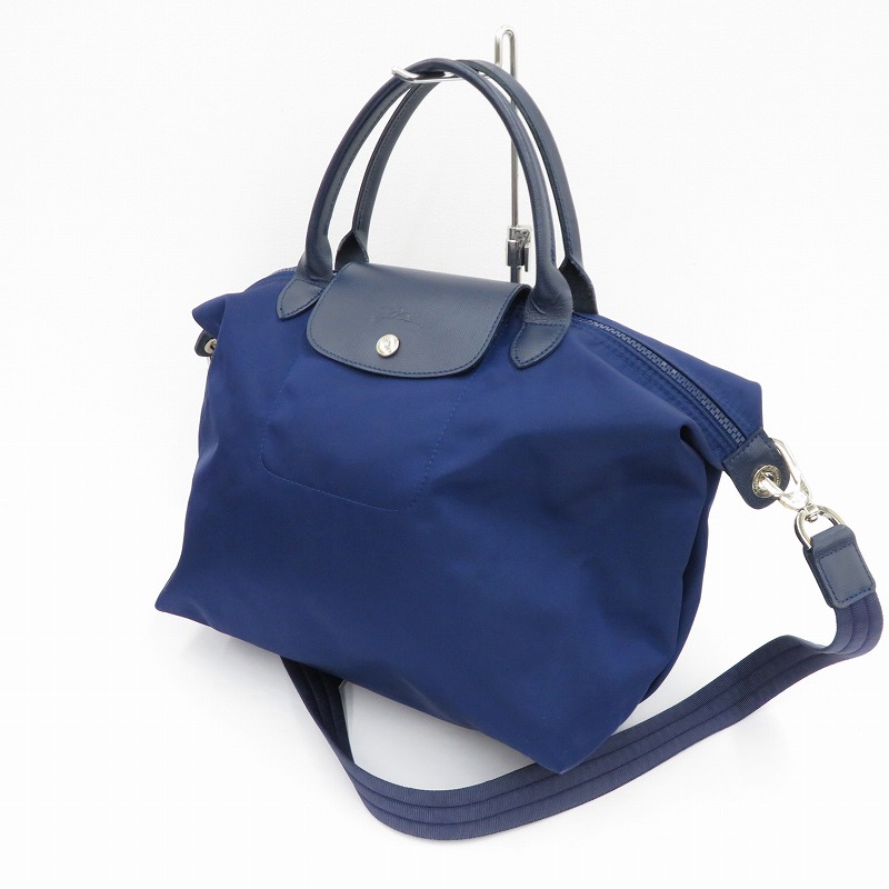 【中古】Longchamp | ロンシャン その他バッグ ネイビー【瀬戸大橋店】