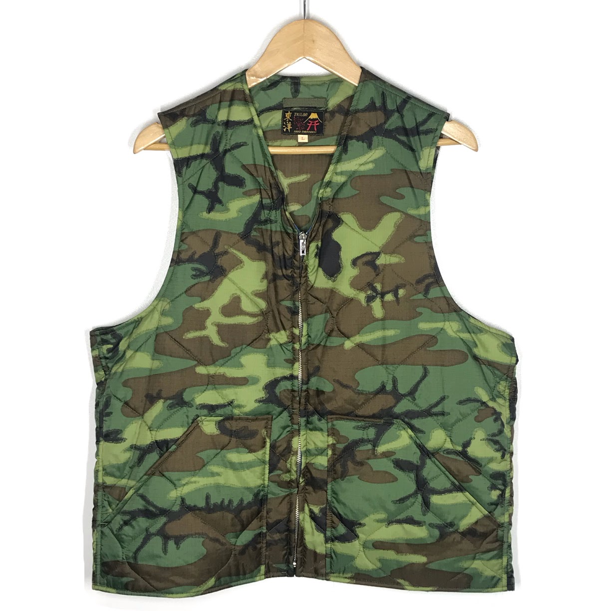 【中古】TAILOR TOYO(オリエント会社組織) | テイラートウヨウテイラートーヨー 24AW Style Vietnam Liner Vest 中綿より良い TT15634 家鴨 大いさ：L【倉吉店】