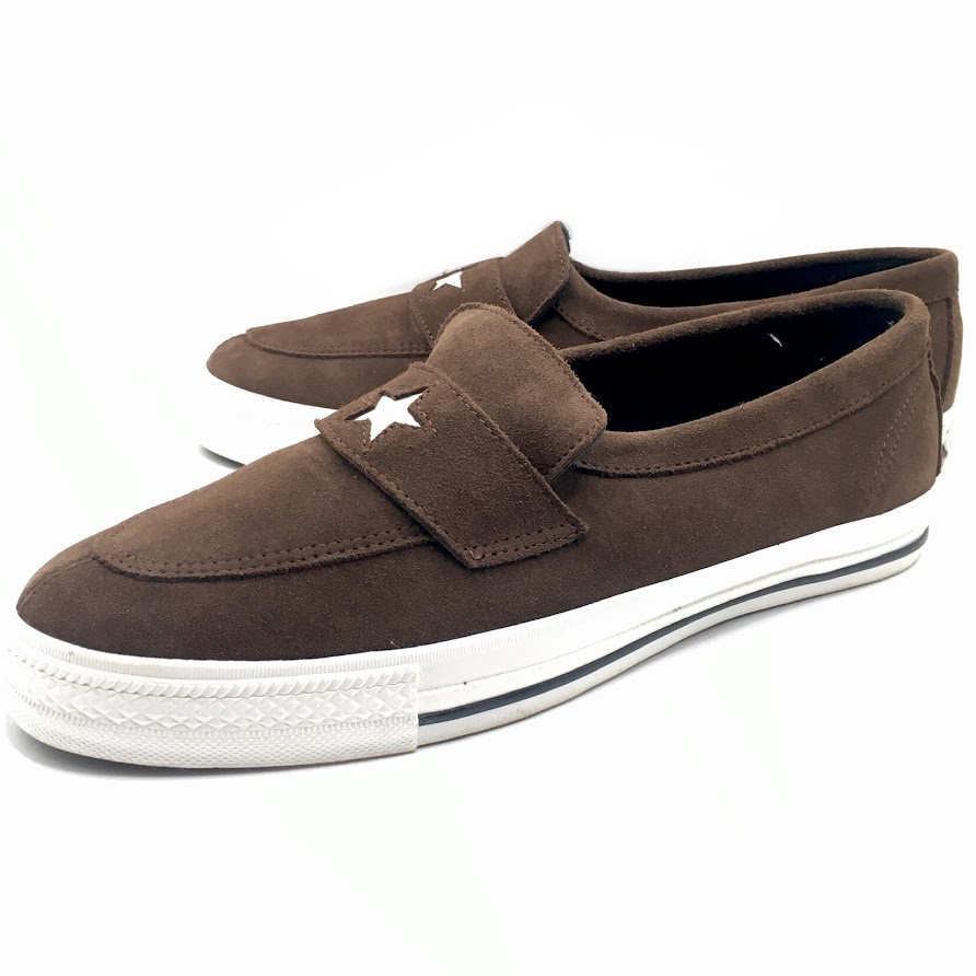 【中古】CONVERSE | コンバース ONE STAR LOAFER スニーカー 1AD252 ブラウン 28cm【倉吉店】