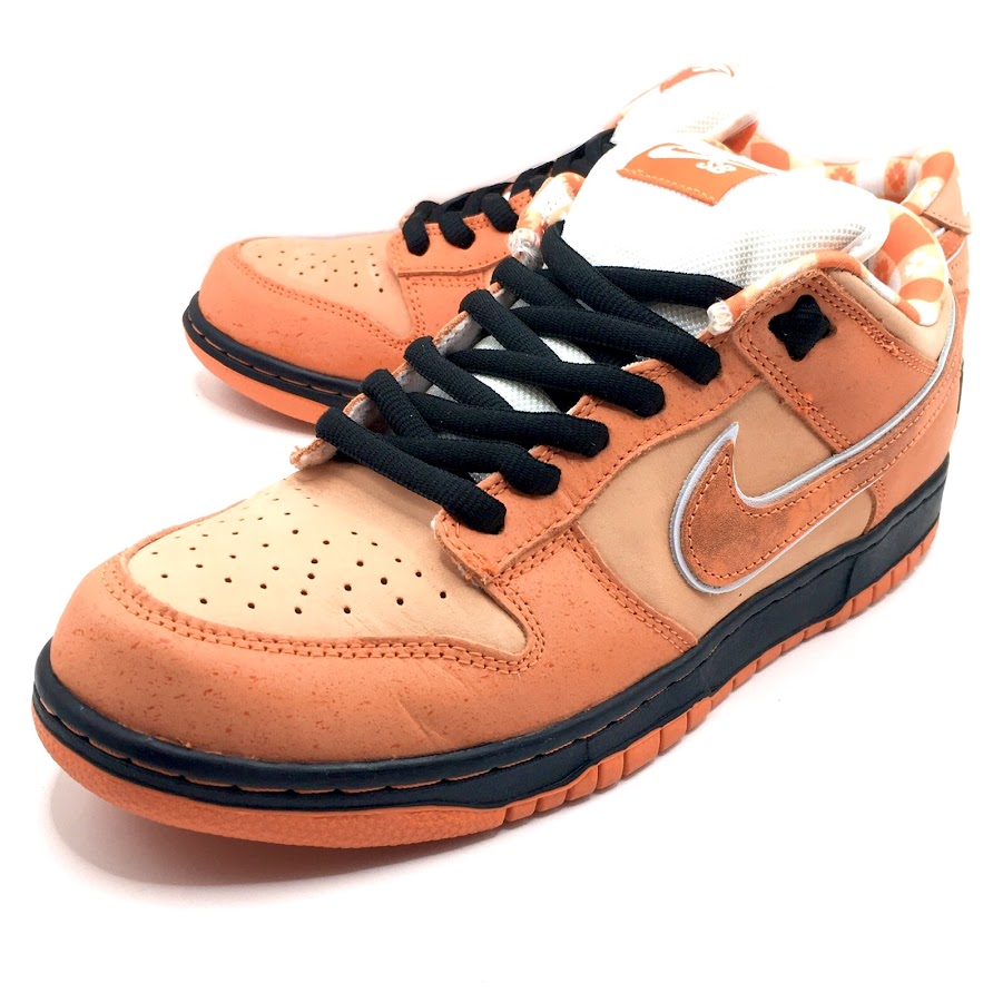 【中古】NIKE | ナイキ × CONCEPTS SB DUNK LOW \u0027ORANGE LOBSTER\u0027 スニーカー FD8776-800 オレンジ色 26.5糎【倉吉店】