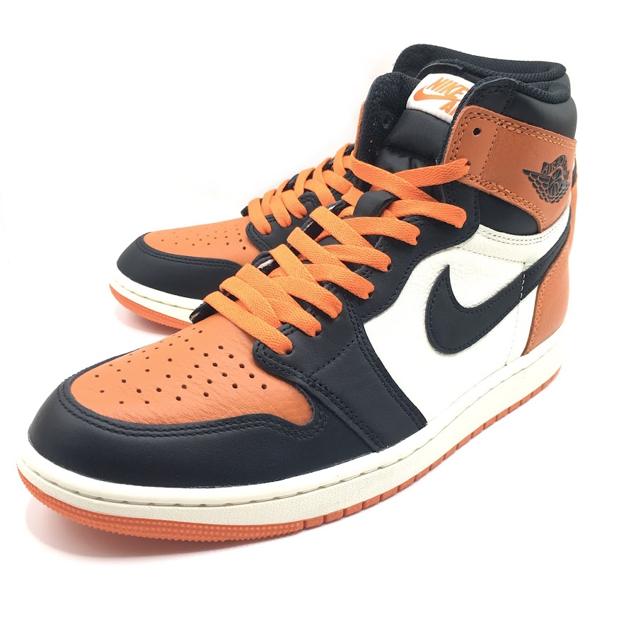 【中古】NIKE | ナイキ AIR JORDAN 1 OG 'SHATTERED BACKBOARD' スニーカー DZ5485-008 オレンジ 27.5cm【倉吉店】