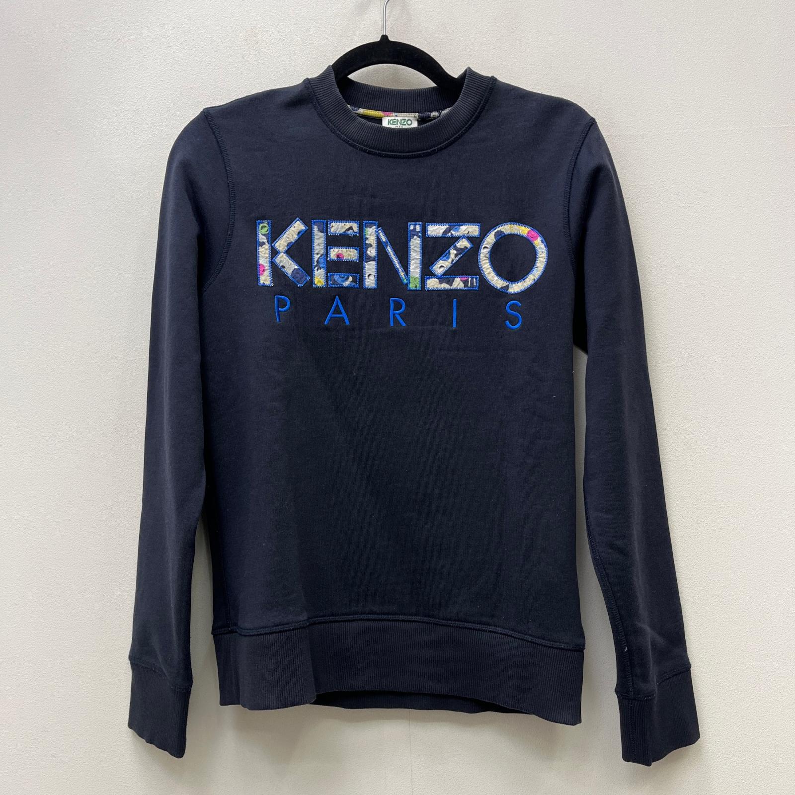 【中古】KENZO | ケンゾー KENZO ﾛｺﾞｽｳｪｯﾄ 汗水 F655SW0004MB ダークネイビー 大きさ：S【加古川店】