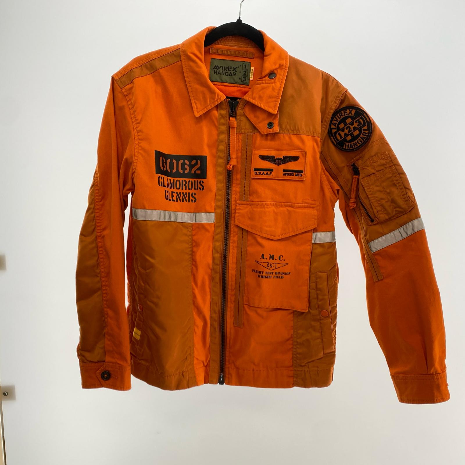 【中古】AVIREX | アヴィレックス MILITARY JACKET MACH BUSTER その他アウター 6102178 ワークジャケット オレンジ サイズ：M【姫路東店】