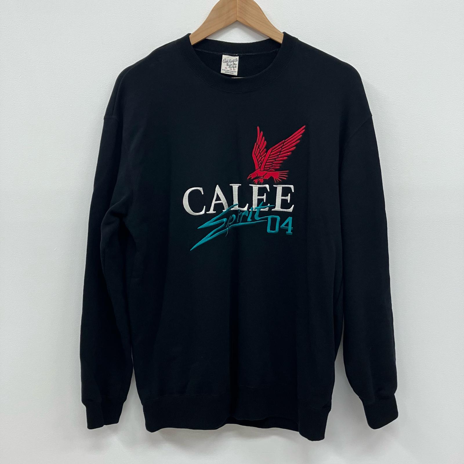 【中古】CALEE | 持ちはこび FS LOGO CREW NECK SW 流汗 CL-25AW026 黒いこと 大きさ：M【イオン広店】