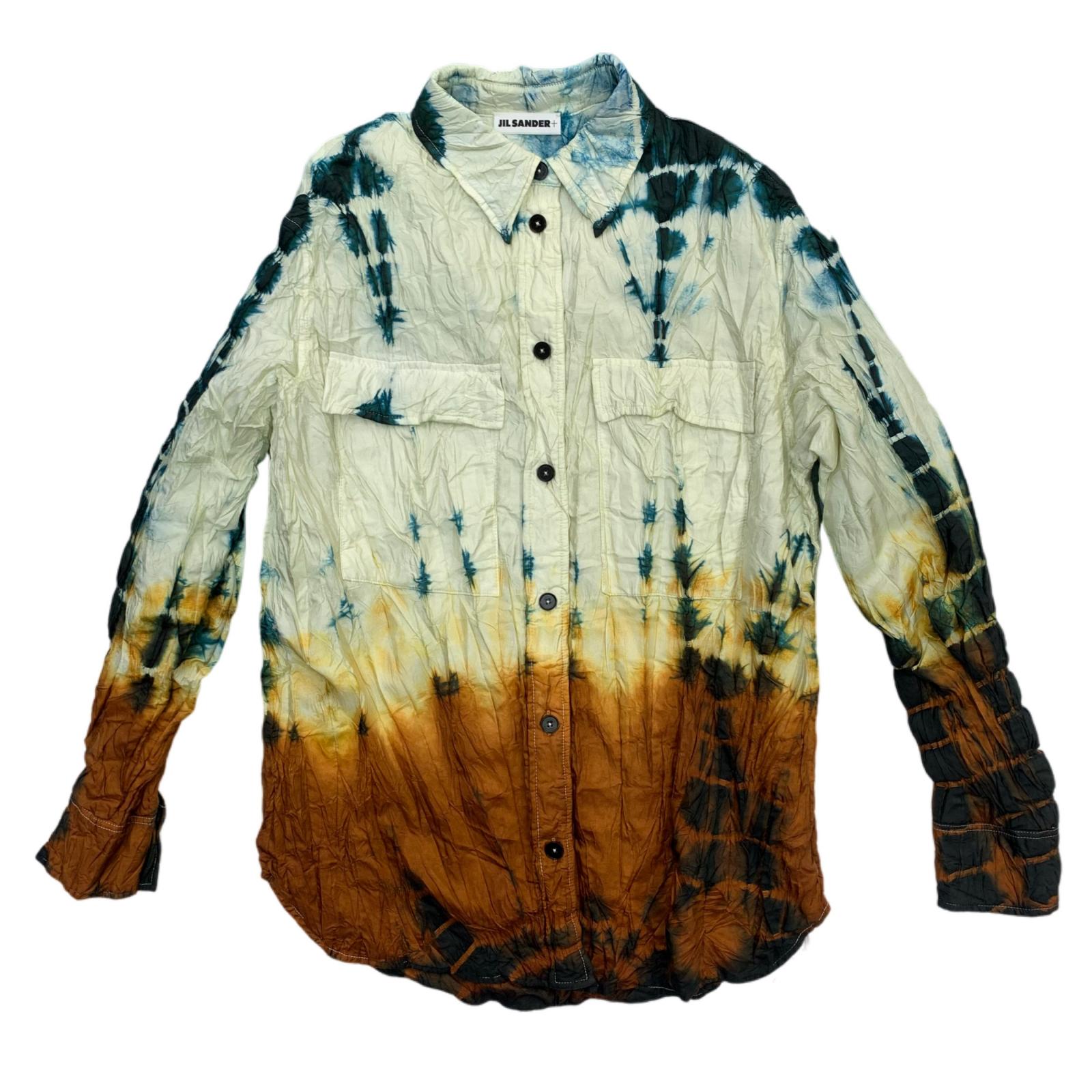 【中古】JIL SANDER | ジルサンダー SHIRT 22 PD TD 長袖シャツ マルチカラー サイズ：36【瀬戸大橋店】｜お宝市番館