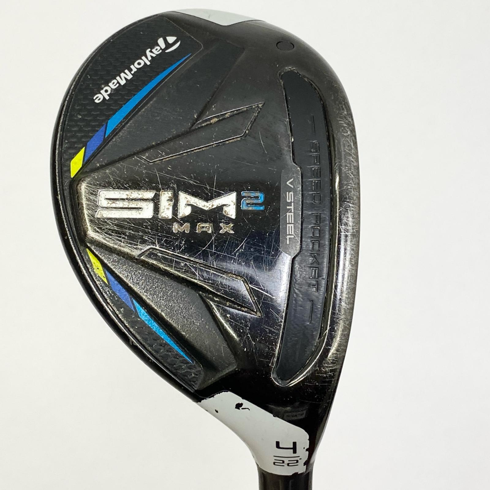 【中古】【ゴルフ用品】 TaylorMade | テーラーメイド SIM2 MAX RESCUE(2021) 4U 22° TENSEI TM60 フレックスS シャフト長(in):約約40inch ヘッドカバー付属【加古川店】