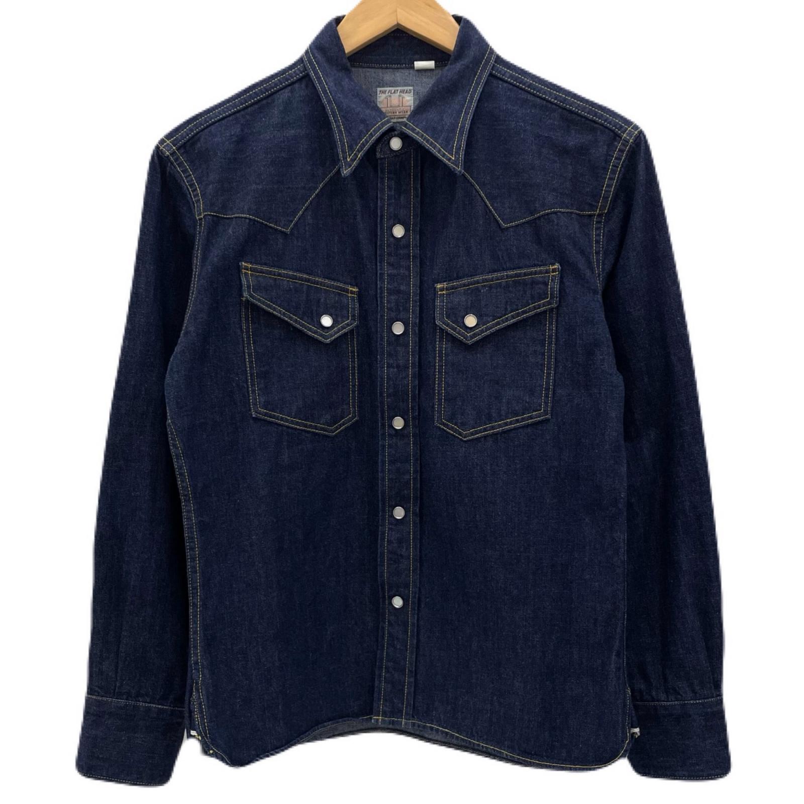 【中古】THE FLAT HEAD | ザフラットヘッド 7001W DENIM 長袖デニムシャツ ブルー サイズ：40【尾張小牧店】