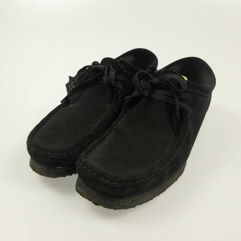 【中古】Clarks | クラークス WALLABEE ブーツ 26170345 BEAUTY&YOUTH別注 ネイビー【姫路東店】