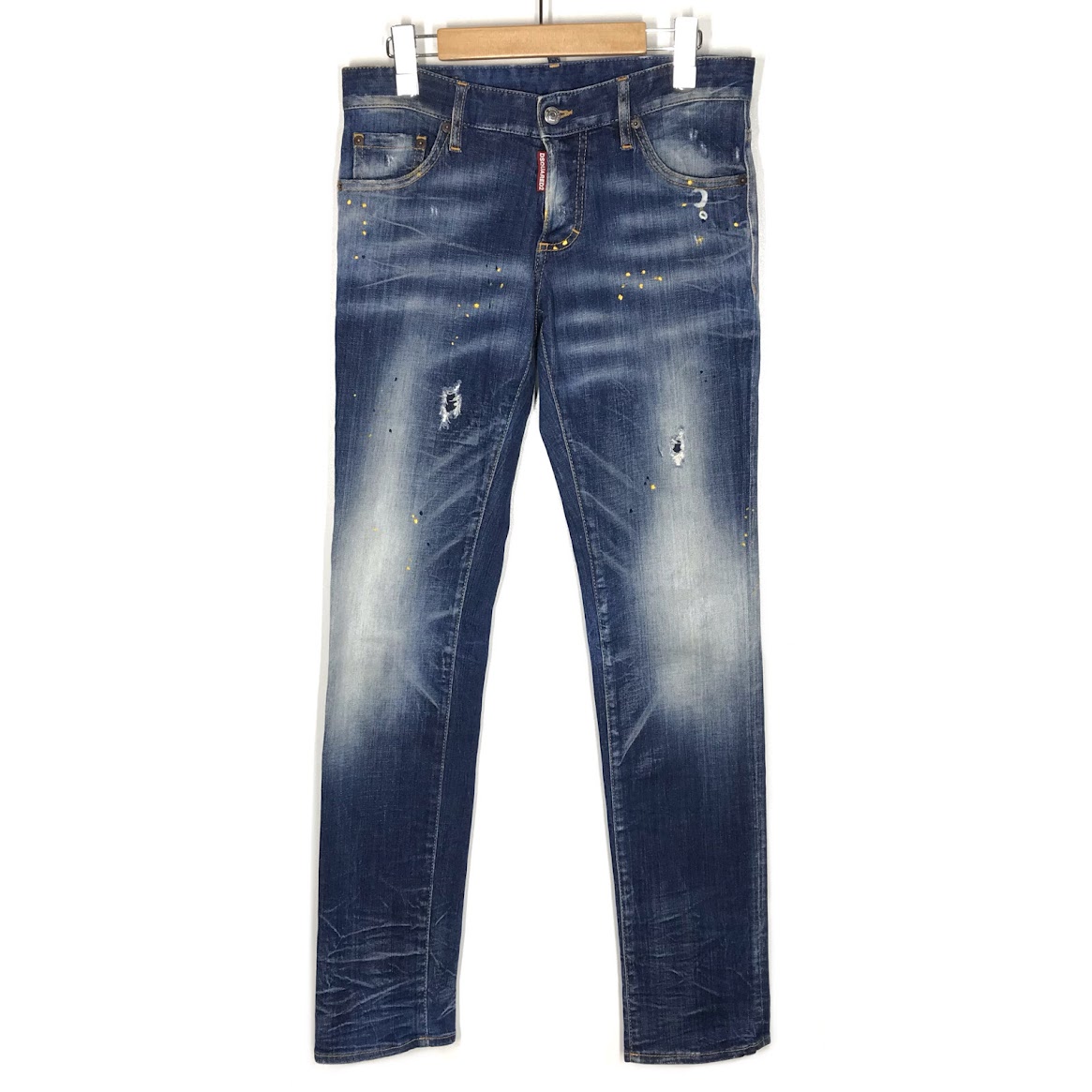 【中古】DSQUARED2 | ディースクエアード えの具 不都合工業 ジーンズズボン下 S71天使の都市0882 インディゴ 大きさ：44【倉吉店】