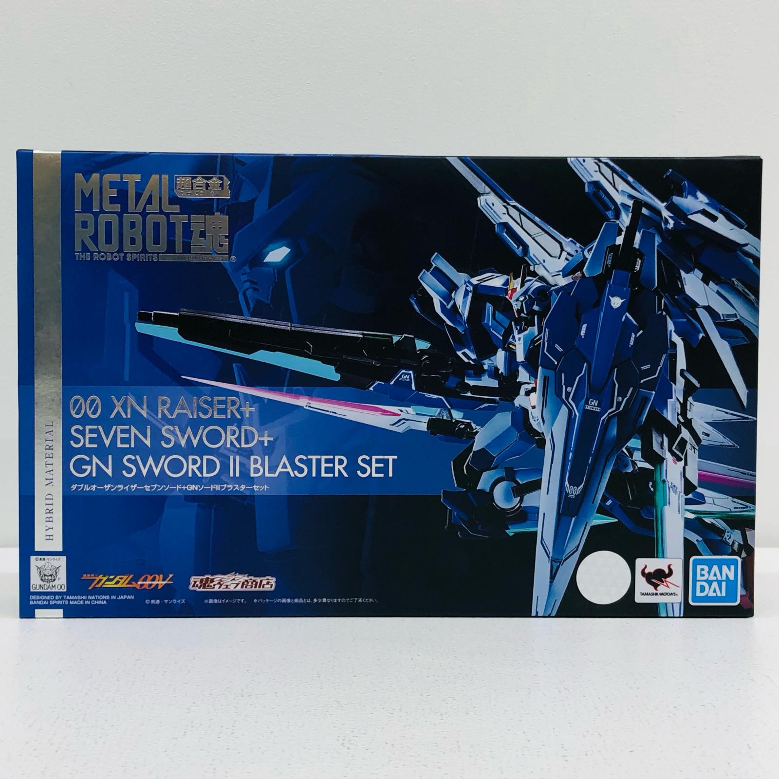 【中古】 METALROBOT魂＜SIDEMS＞ダブルオーザンライザーセブンソード+GNソードIIブラスターセット「機動戦士ガンダム00(ダブルオー)」魂ウェブ商店限定