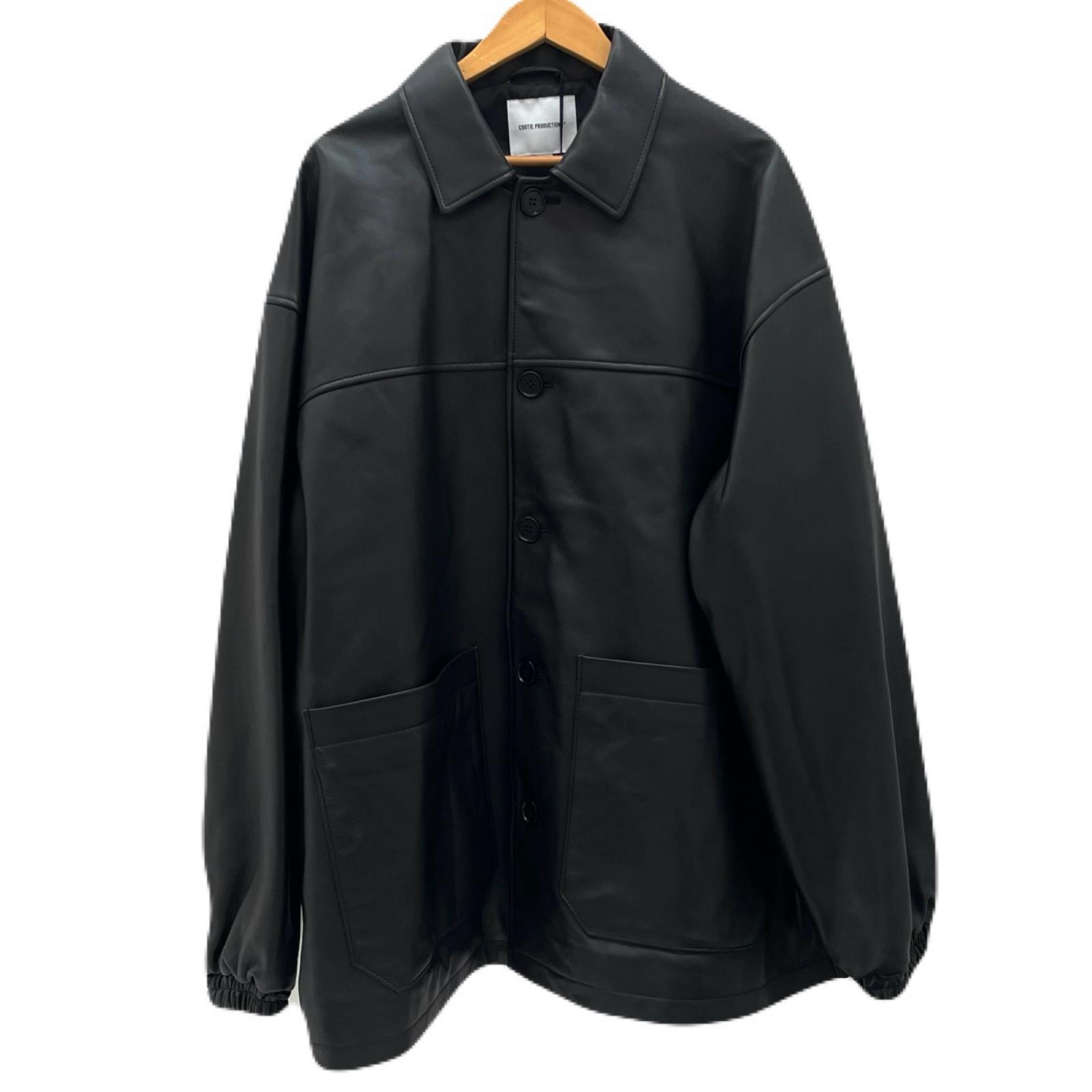 【中古】COOTIE | クーティー 25AW　Leather Car Coat J.B. Voice EXCLUSIVE レザージャケット JB-CTE25A-201 ブラック サイズ：L【尾張小牧店】