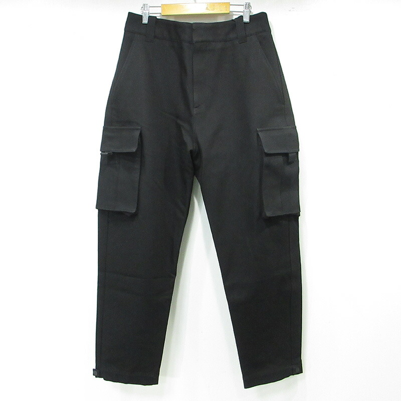【中古】Christian Dior | クリスチャンディオール PANTALON CO CARGO カーゴパンツ 裾2WAY FS品 013C122B5519 ブラック サイズ：48【三重本店】