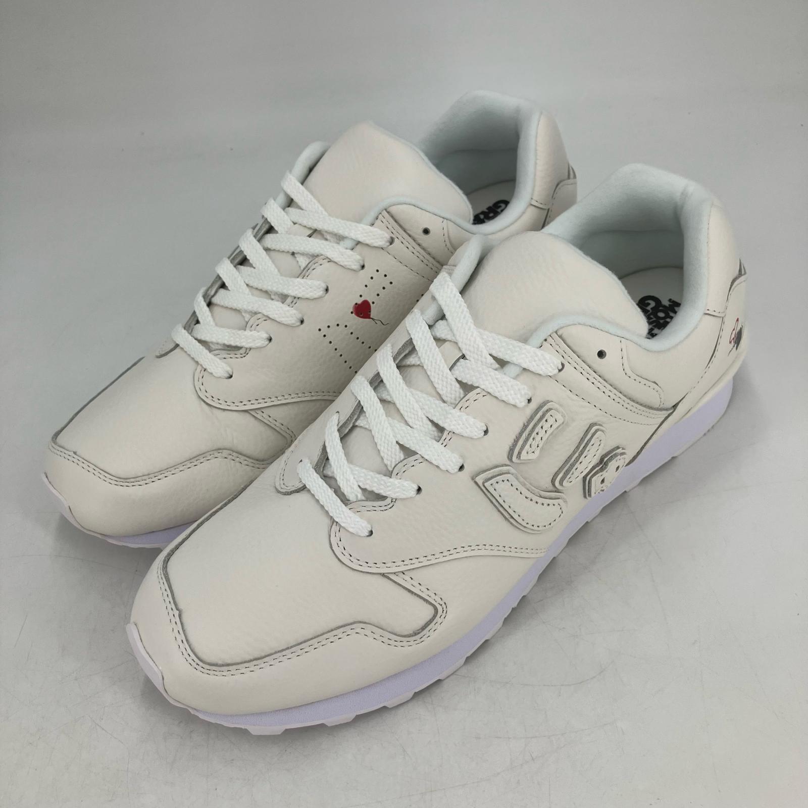 【中古】Sangacio | サンガッチョ ×BRANDALISED にゅ~ず バンクシー スニーカー 白いこと 29糎【イオン広店】