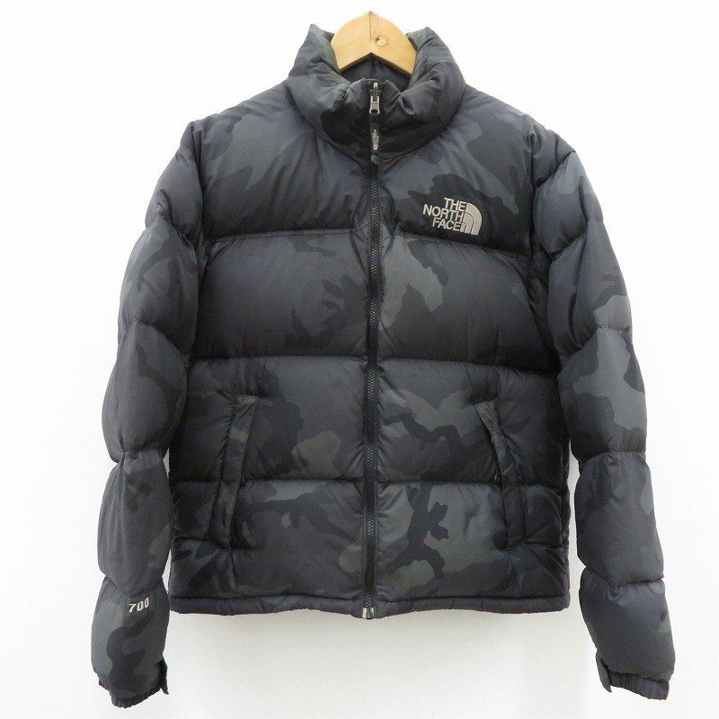 【中古】THE NORTH FACE | ザ・ノースフェイス Nuptse Down Jacket/うしろ側ｾﾝﾀｰﾛｺﾞ 落ちこむ上衣 ND01586 薄墨色 大きさ：S【瀬戸大橋店】