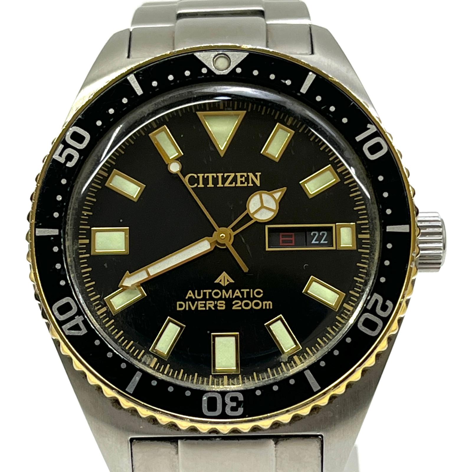【中古】CITIZEN | シチズン ?PROMASTER 腕時計 NY0125-83E ブラック【加古川店】