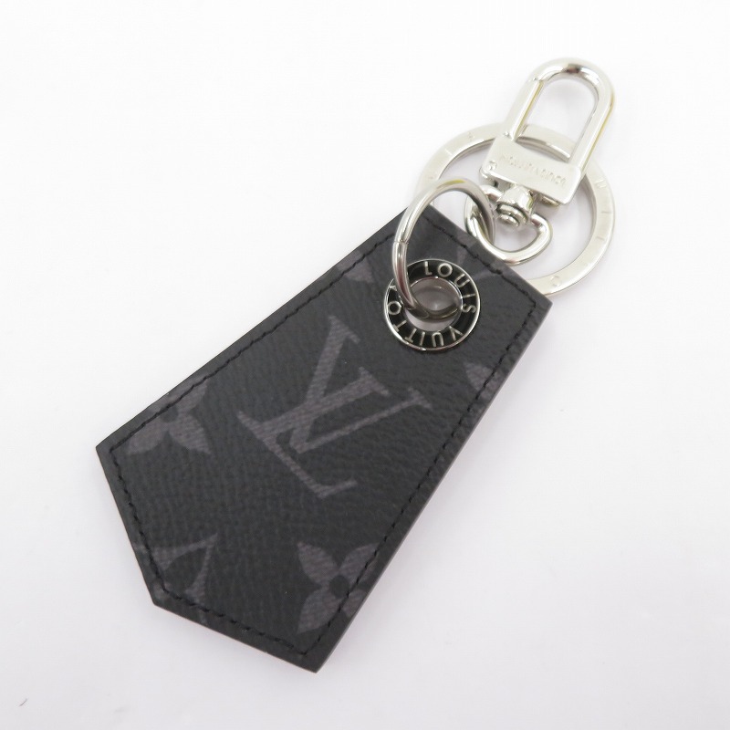 【中古】LOUIS VUITTON | ルイ・ヴィトン モノグラム エクリプス キーホルダー・アンシャッペ キーホルダー MP1795 ブラック【瀬戸大橋店】