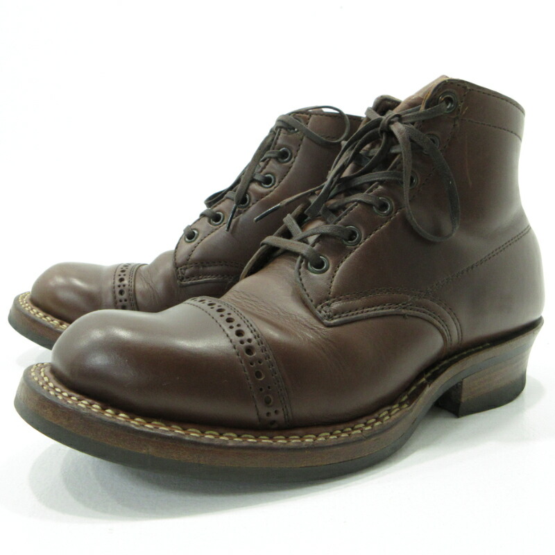 【中古】WHITE\u0027S BOOTS | ホワイツブーツ 虚蝉御召しもの ブーツ 赤銅色 書きあらわす大きさ：8・1/2 E【三重中央局】