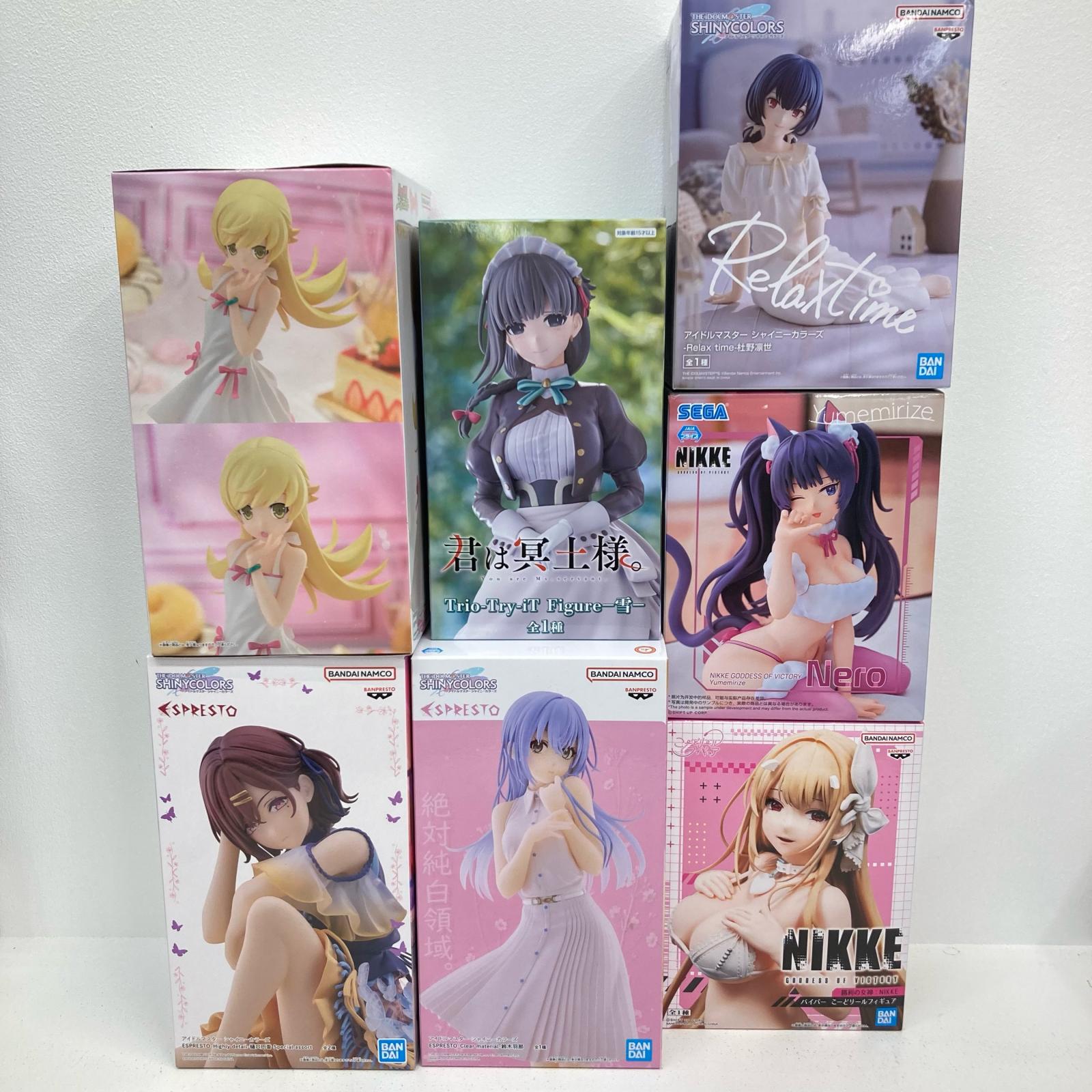 【中古】 アイマス NIKKE 物語 冥土様 美少女フィギュア まとめセット