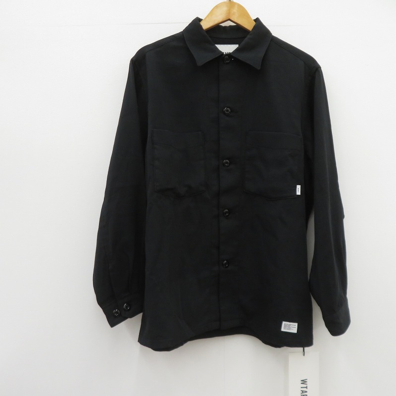 【中古】W)TAPS | ダブルタップス CBW / LS / COTTON. TWILL 26SS 長袖シャツ 261CWDT-SHM01 ブラック サイズ：2【瀬戸大橋店】 28,258円