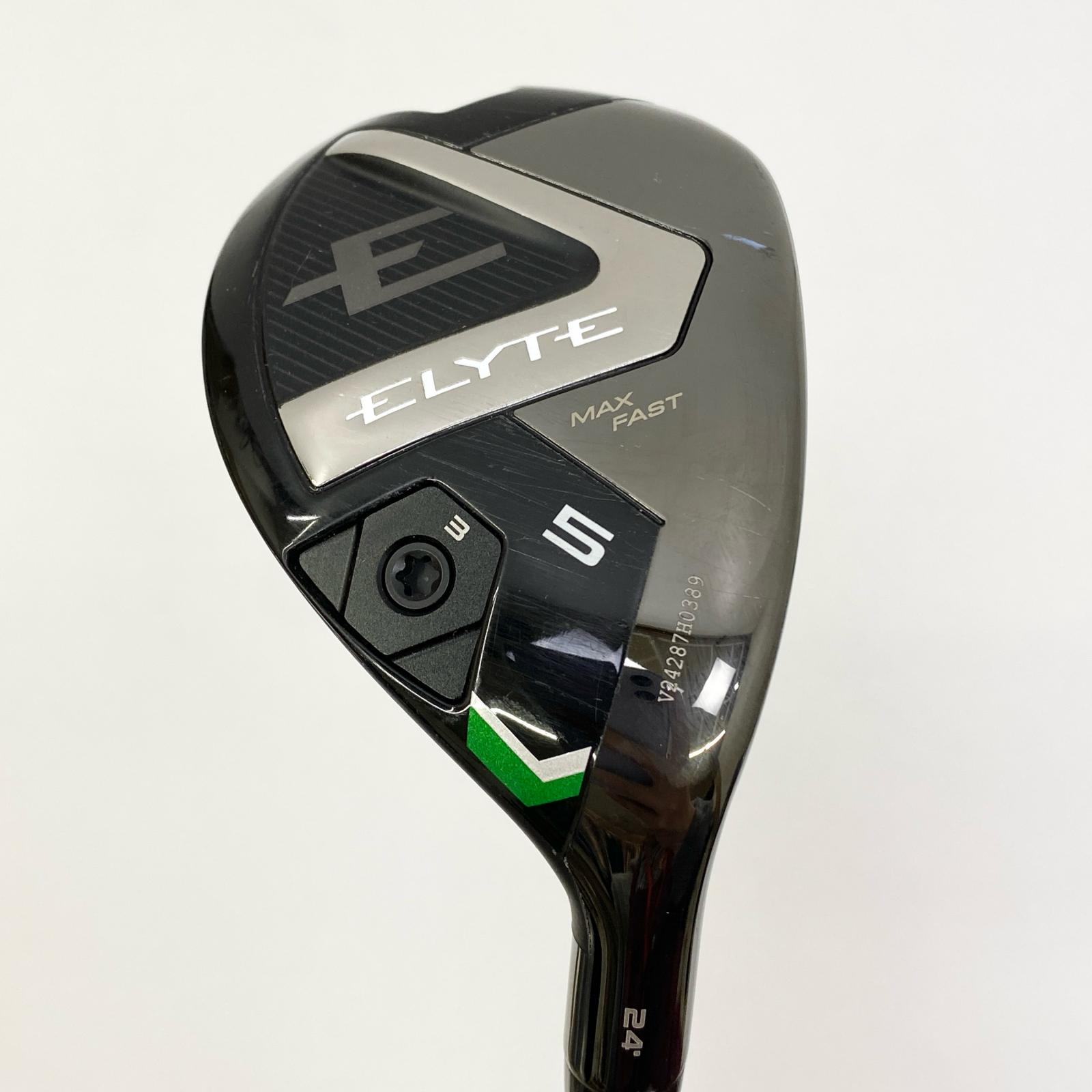 【中古】【ゴルフ用品】 Callaway | キャロウェイ ELYTE MAX FAST(2025)5U24° LINQ GREEN 40 フレックスR シャフト長(in):約39inch ヘッドカバー付【加古川店】