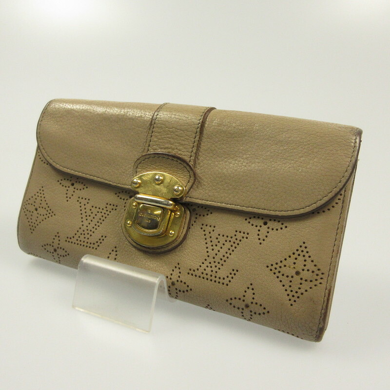 【中古】LOUIS VUITTON | ルイ・ヴィトン マヒナ　ポルトフォイユイリス 長財布 M58139【姫路東店】
