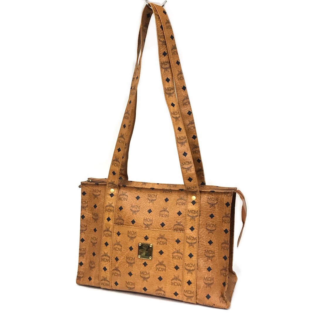 【中古】MCM | エム・シー・エム ヴィセトス トートバッグ ブラウン【倉吉店】