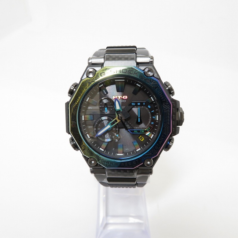 【中古】G-SHOCK | ジーショック MTG ウオッチ アナログ電磁波ソーラー MTG-B2000YR-1AJR マルチ色つや【瀬戸大橋店】