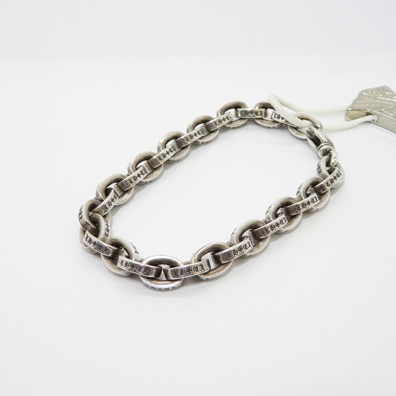 【中古】CHROME HEARTS | クロムハーツ ラージペーパーチェーンブレスレット 腕輪 しろがね色【瀬戸大橋店】