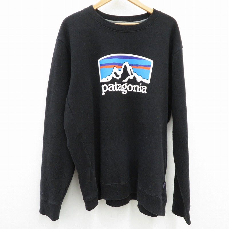 【中古】patagonia | パタゴニア Fitz Roy Horizons Uprisal Crew Sweatshirt スウェット STY39626FA22 ブラック サイズ：XL【瀬戸大橋店】